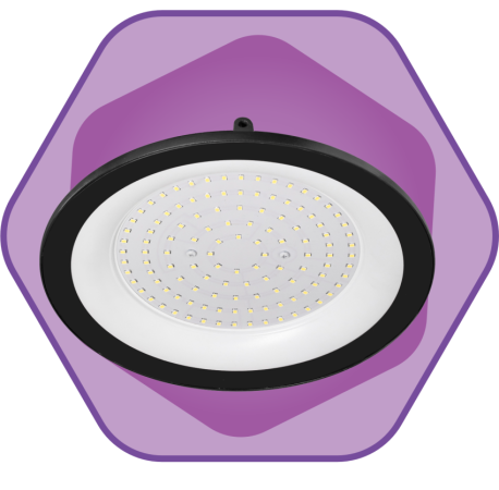 LUMINÁRIA  DE LED INDUSTRIAL UFO 200W