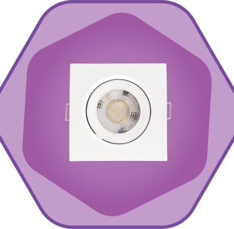 SPOT EMBUTIR QUADRADO 5W